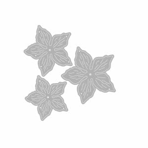 Steel Dies - 5 petal flowers for flowermaking (Set of 3 dies) (LC3844)