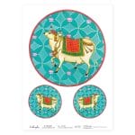 CrafTangles Decoupage Napkin / Tissue / Collage Paper - Pichwai Art 4