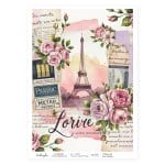 CrafTangles Decoupage Napkin / Tissue / Collage Paper - Love Scenes 3