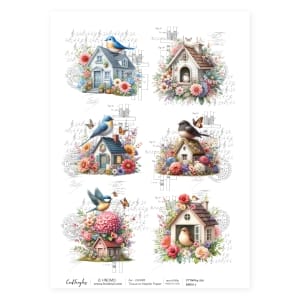 CrafTangles Decoupage Napkin / Tissue / Collage Paper - Birds 7