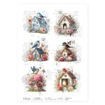 CrafTangles Decoupage Napkin / Tissue / Collage Paper - Birds 7