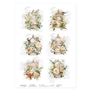 CrafTangles Decoupage Napkin / Tissue / Collage Paper - Birds 8