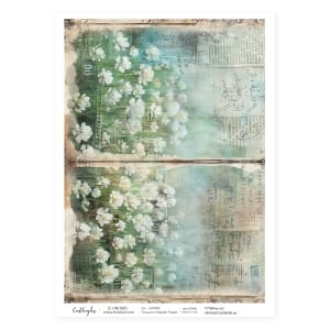 CrafTangles Decoupage Napkin / Tissue / Collage Paper - Vintage Flowers 20