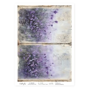 CrafTangles Decoupage Napkin / Tissue / Collage Paper - Vintage Flowers 21