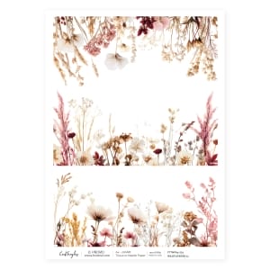 CrafTangles Decoupage Napkin / Tissue / Collage Paper - Wildflowers 11