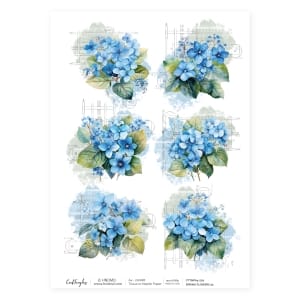 CrafTangles Decoupage Napkin / Tissue / Collage Paper - Spring Flowers 32