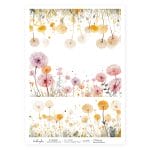 CrafTangles Decoupage Napkin / Tissue / Collage Paper - Wildflowers 13