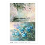 CrafTangles Decoupage Napkin / Tissue / Collage Paper - Wall Art 1