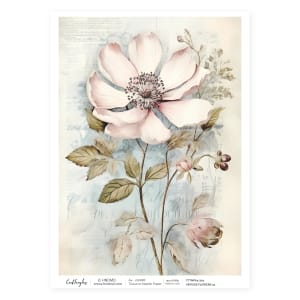 CrafTangles Decoupage Napkin / Tissue / Collage Paper - Vintage Flowers 24
