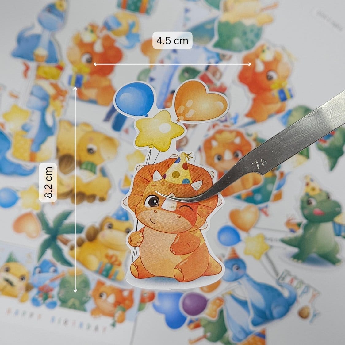 CrafTangles DieCuts / Ephemera Pack - Cute Dinosaurs Birthday (70 pcs) CTDCP 28 CrafTangles Die cuts ephemera Cute Dinosaurs Birthday 1 CrafTangles DieCuts / Ephemera Pack - Cute Dinosaurs Birthday (70 pcs) - Image 2