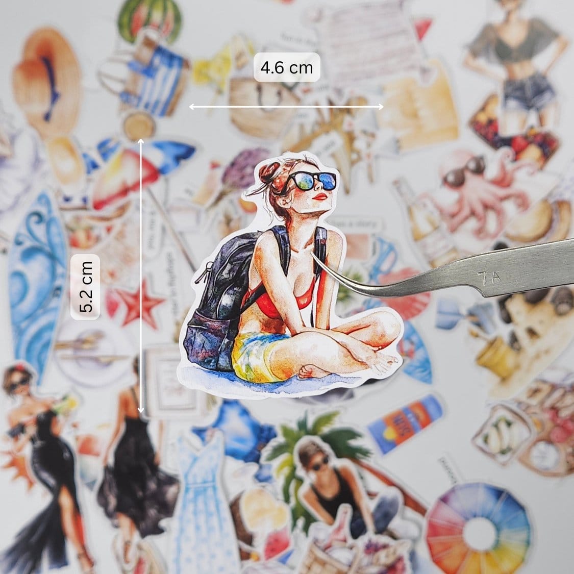 CrafTangles DieCuts / Ephemera Pack - Summer Time 1 (88 pcs) CTDCP 35 CrafTangles Die cuts ephemera Summer Time 1 1 CrafTangles DieCuts / Ephemera Pack - Summer Time 1 (88 pcs) - Image 2