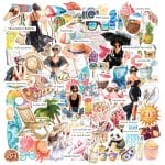 CrafTangles DieCuts / Ephemera Pack - Summer Time 1 (88 pcs)