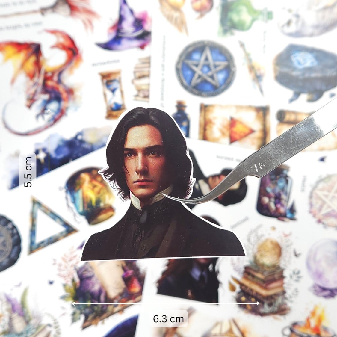 CrafTangles Precut Journal Stickers - Fantasy Girls 1 (Pack of 59 stickers) - Image 4