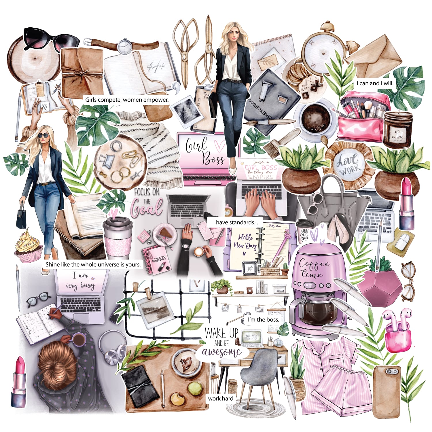 CrafTangles Precut Journal Stickers - My Life 2 (Pack of 70 stickers) CTPCS 84 My Life 2 CrafTangles Precut Journal Stickers 1 CrafTangles Precut Journal Stickers - My Life 2 (Pack of 70 stickers)