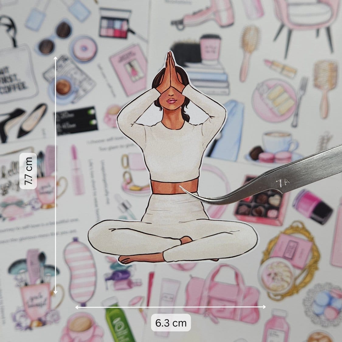 CrafTangles Precut Journal Stickers - Self Love 3 (Pack of 78 stickers) CTPCS 85 Self Love 3 CrafTangles Precut Journal Stickers 3 CrafTangles Precut Journal Stickers - Self Love 3 (Pack of 78 stickers) - Image 4