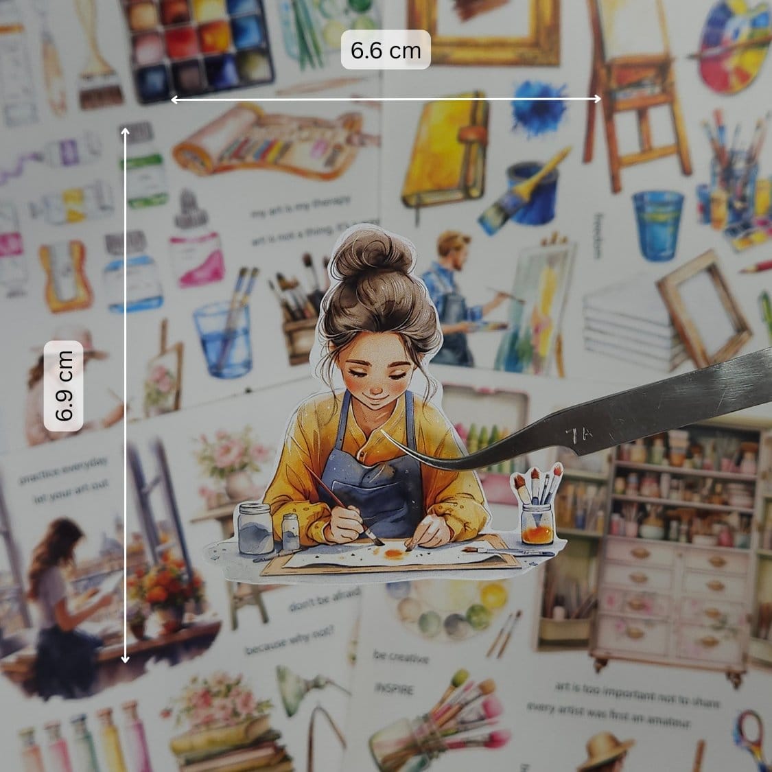 CrafTangles Precut Journal Stickers - My Life 3 (Pack of 76 stickers) CTPCS 87 My Life 3 CrafTangles Precut Journal Stickers 3 CrafTangles Precut Journal Stickers - My Life 3 (Pack of 76 stickers) - Image 4