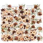 CrafTangles Precut Journal Stickers - Spring Flowers 16 (Pack of 41 stickers)