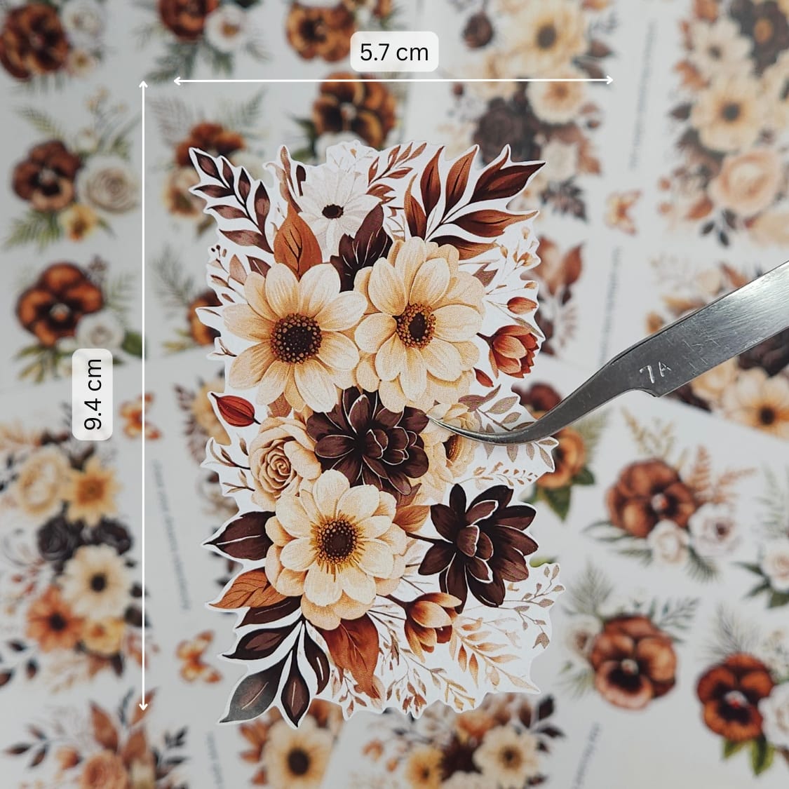 CrafTangles Precut Journal Stickers - Spring Flowers 16 (Pack of 41 stickers) CTPCS 92 Spring Flowers 14 CrafTangles Precut Journal Stickers 3 CrafTangles Precut Journal Stickers - Spring Flowers 16 (Pack of 41 stickers) - Image 3