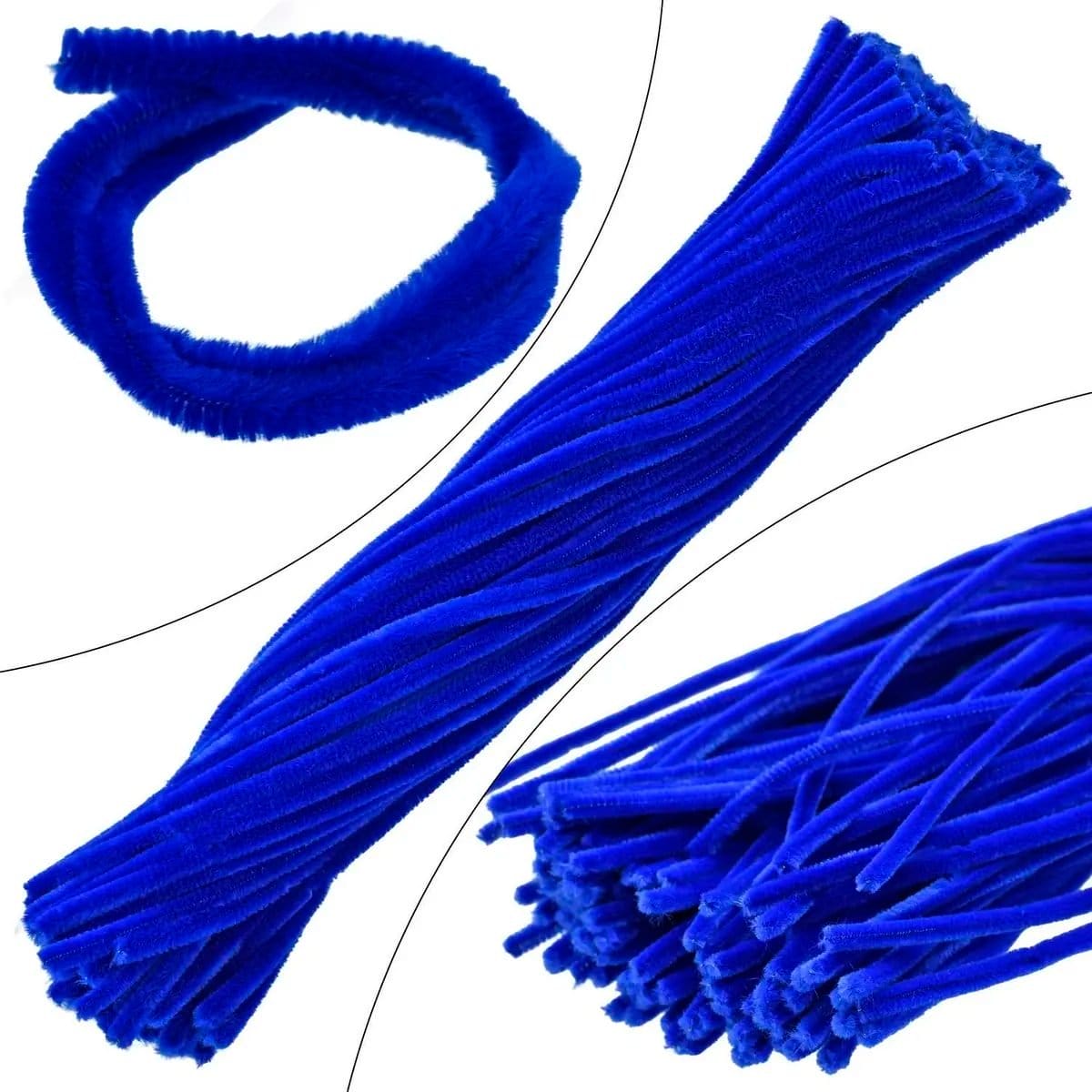 Dark Blue coloured Pipe Cleaner for Flowermaking and Bouquet (100 pcs) FS MTBL pipe cleaner dark blue Dark Blue coloured Pipe Cleaner for Flowermaking and Bouquet (100 pcs)
