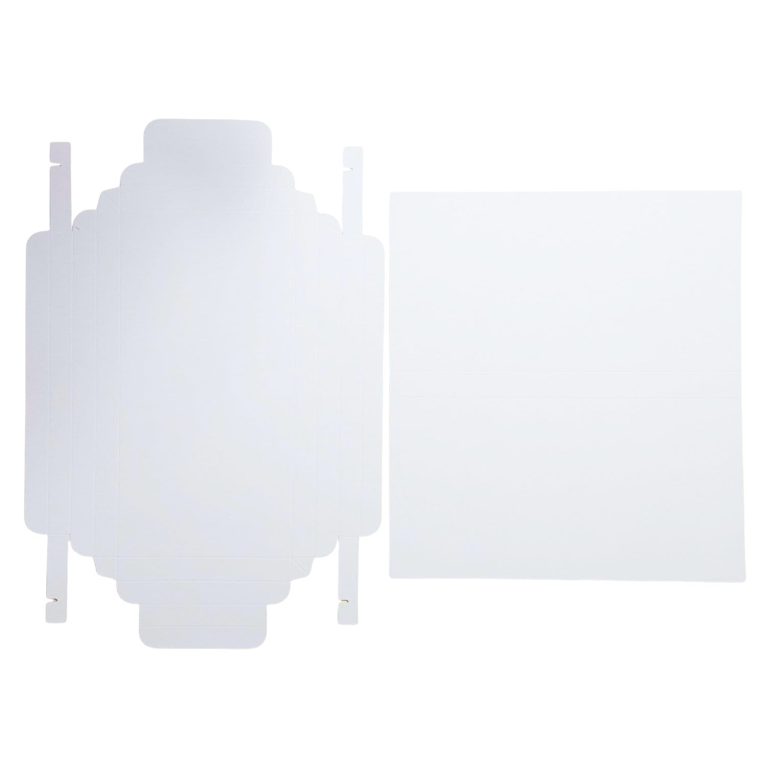 CrafTangles Gaddi Box Blank Base - 350 gsm - Plain White (5 pcs) craftangles gaddi CrafTangles Gaddi Box Blank Base - 350 gsm - Plain White (5 pcs) - Image 3