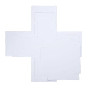 CrafTangles paper Explosion Box (Basic) Base - 350 gsm - Plain White
