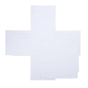 CrafTangles paper Explosion Box (Basic) Base - 350 gsm - Plain White