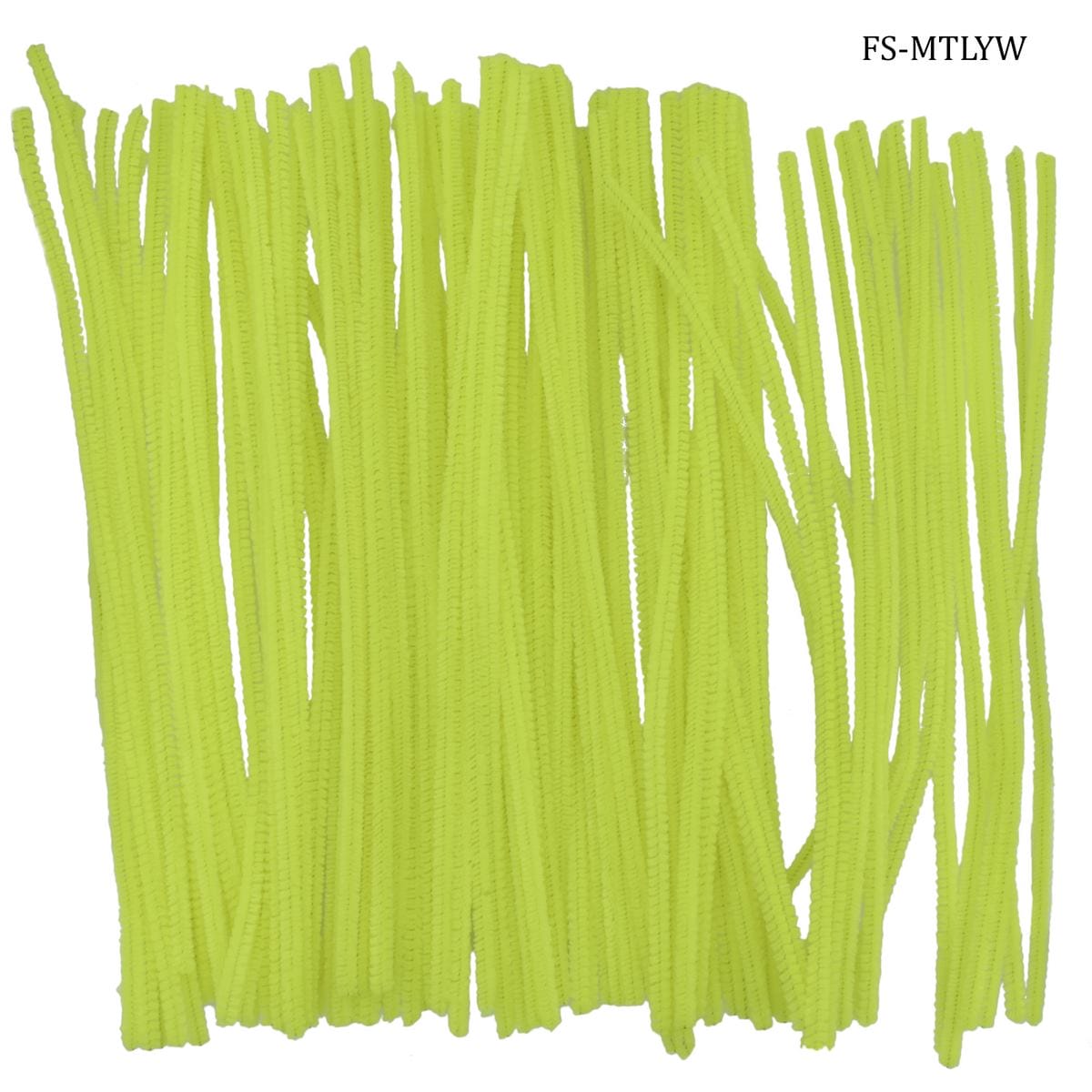 Lemon Yellow coloured Pipe Cleaner for Flowermaking and Bouquet (100 pcs) pipe cleaner lemon yellow 100pcs FS MTLYW Lemon Yellow coloured Pipe Cleaner for Flowermaking and Bouquet (100 pcs)