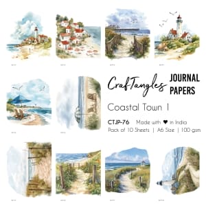 CTJP 76 Coastal Town 1 Craftangles journal paper