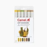 Camel 6pc Art Markers Set - Earth Tone