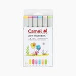 Camel 6pc Art Markers Set - Soft Pastels