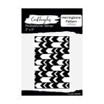 CrafTangles Photopolymer Stamps - Herringbone Pattern