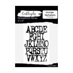 CrafTangles Photopolymer Stamps - Grunge Alphabets