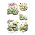 CrafTangles Decoupage Napkin / Tissue / Collage Paper - Spring Time 11