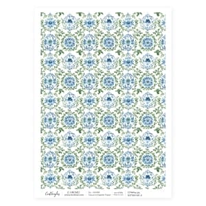 CrafTangles Decoupage Napkin / Tissue / Collage Paper - Pottery Patterns 8