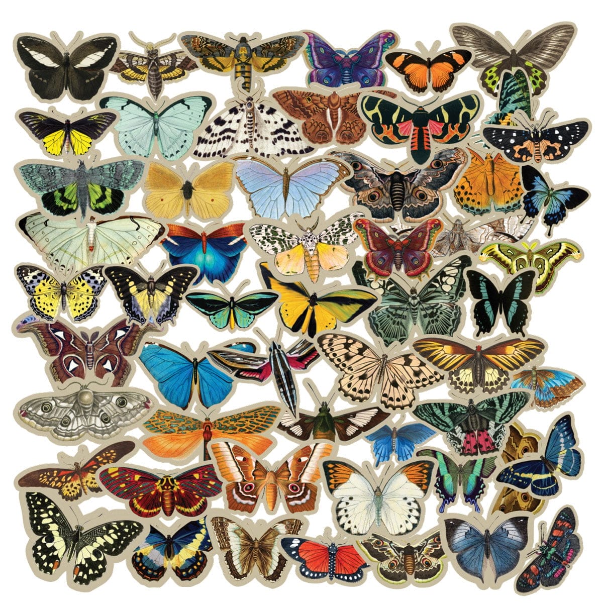 CrafTangles DieCuts / Ephemera Pack - Vintage Butterflies 1