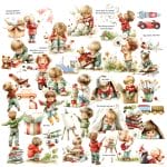 CrafTangles DieCuts / Ephemera Pack - My Boy