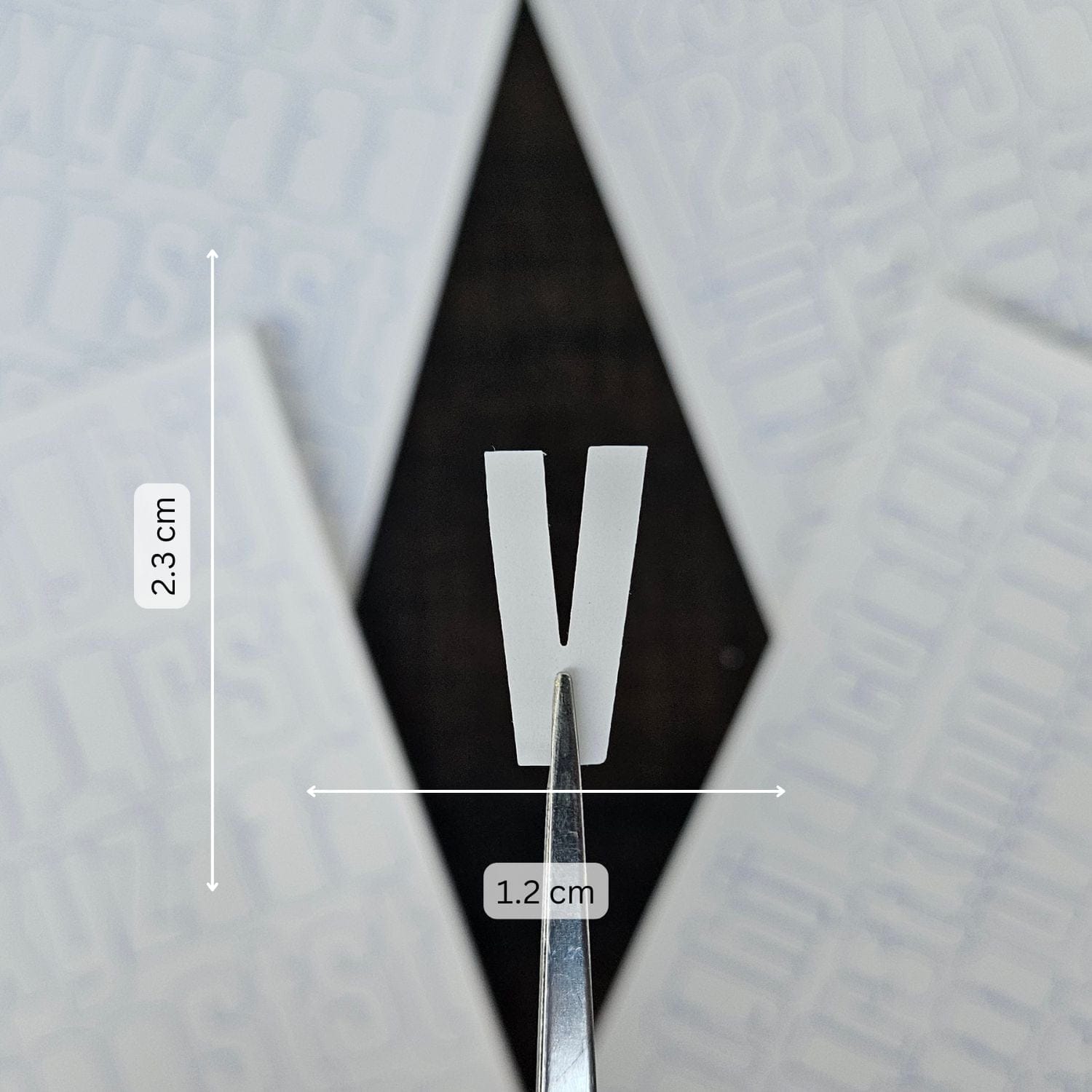 CrafTangles Precut Journal Stickers - Lowercase Alphabets - White - Image 2