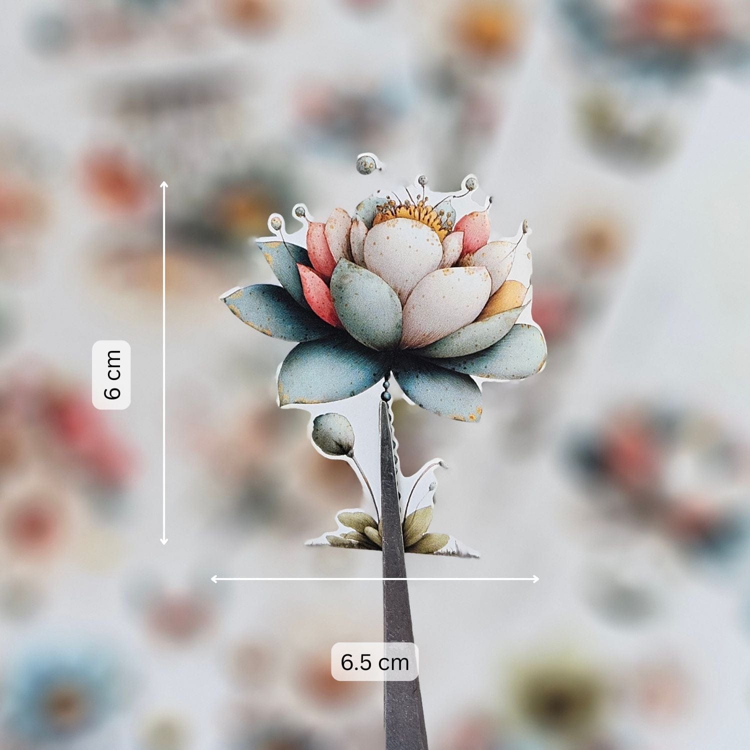 CrafTangles Precut Journal Stickers - Spring Flowers 19 - Image 3