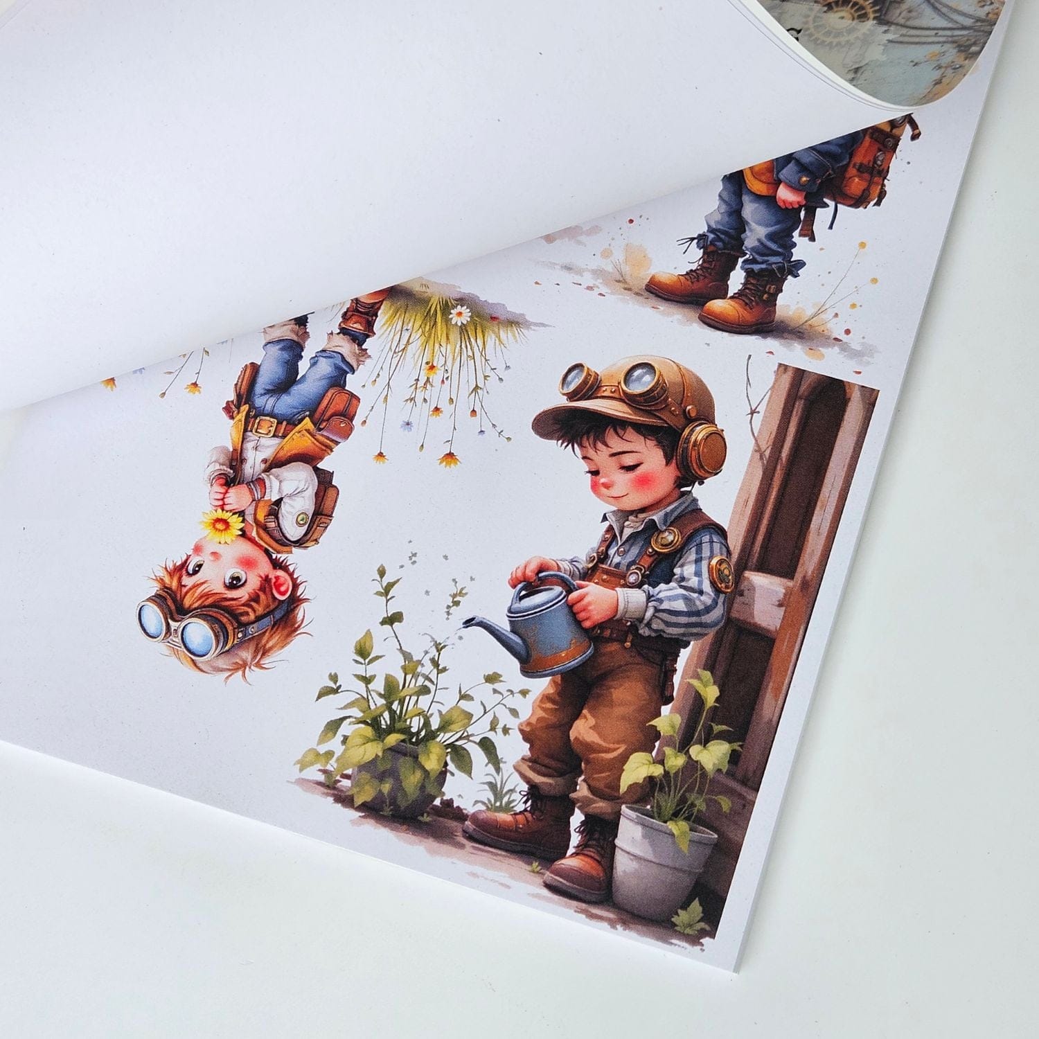 CrafTangles Cut and Collage Books for Journal - Steampunk Life - Image 3