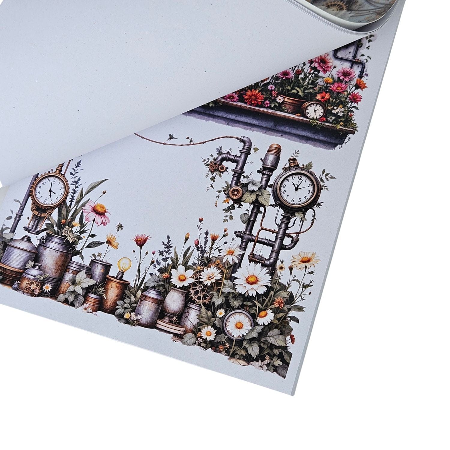 CrafTangles Cut and Collage Books for Journal - Steampunk Life - Image 2