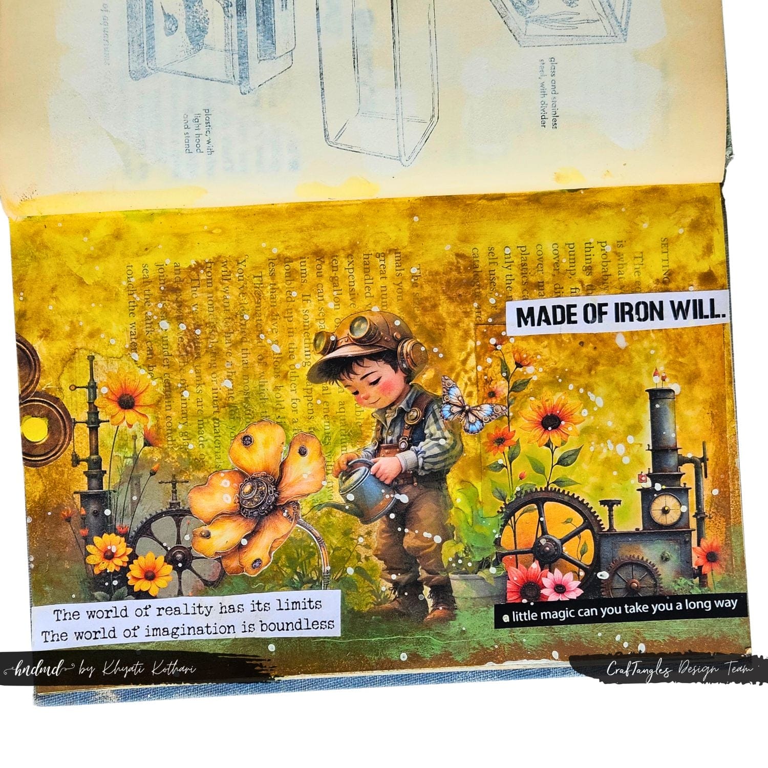 CrafTangles Cut and Collage Books for Journal - Steampunk Life - Image 21