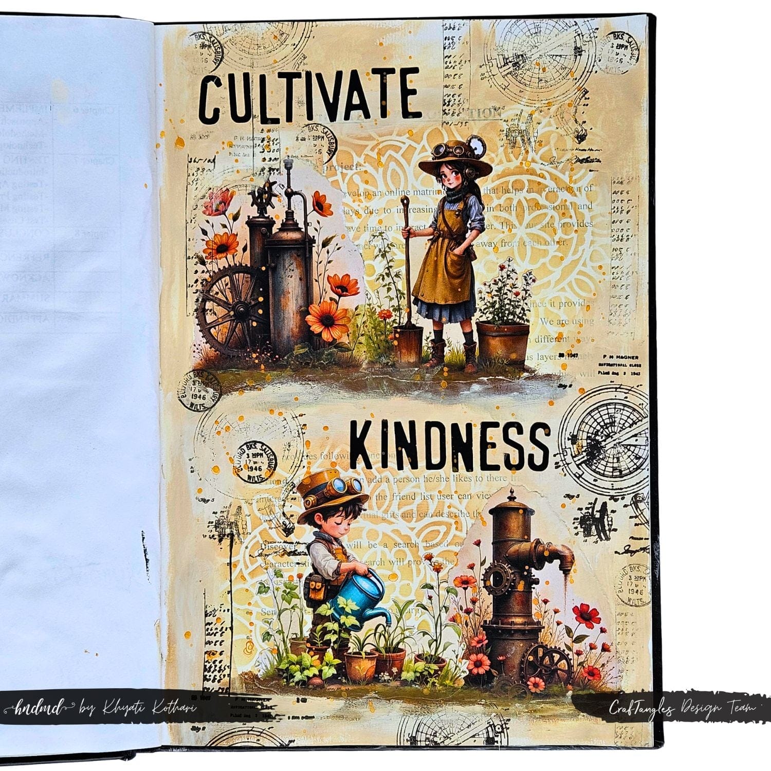 CrafTangles Cut and Collage Books for Journal - Steampunk Life - Image 16