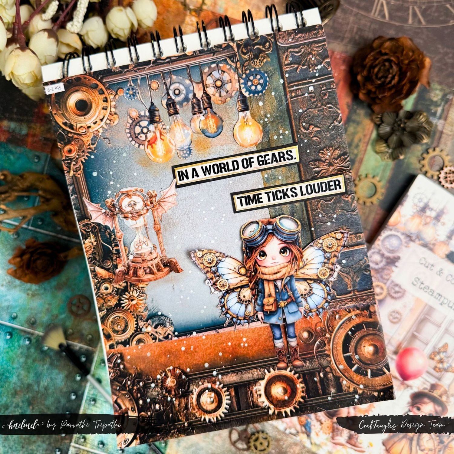 CrafTangles Cut and Collage Books for Journal - Steampunk Life - Image 6