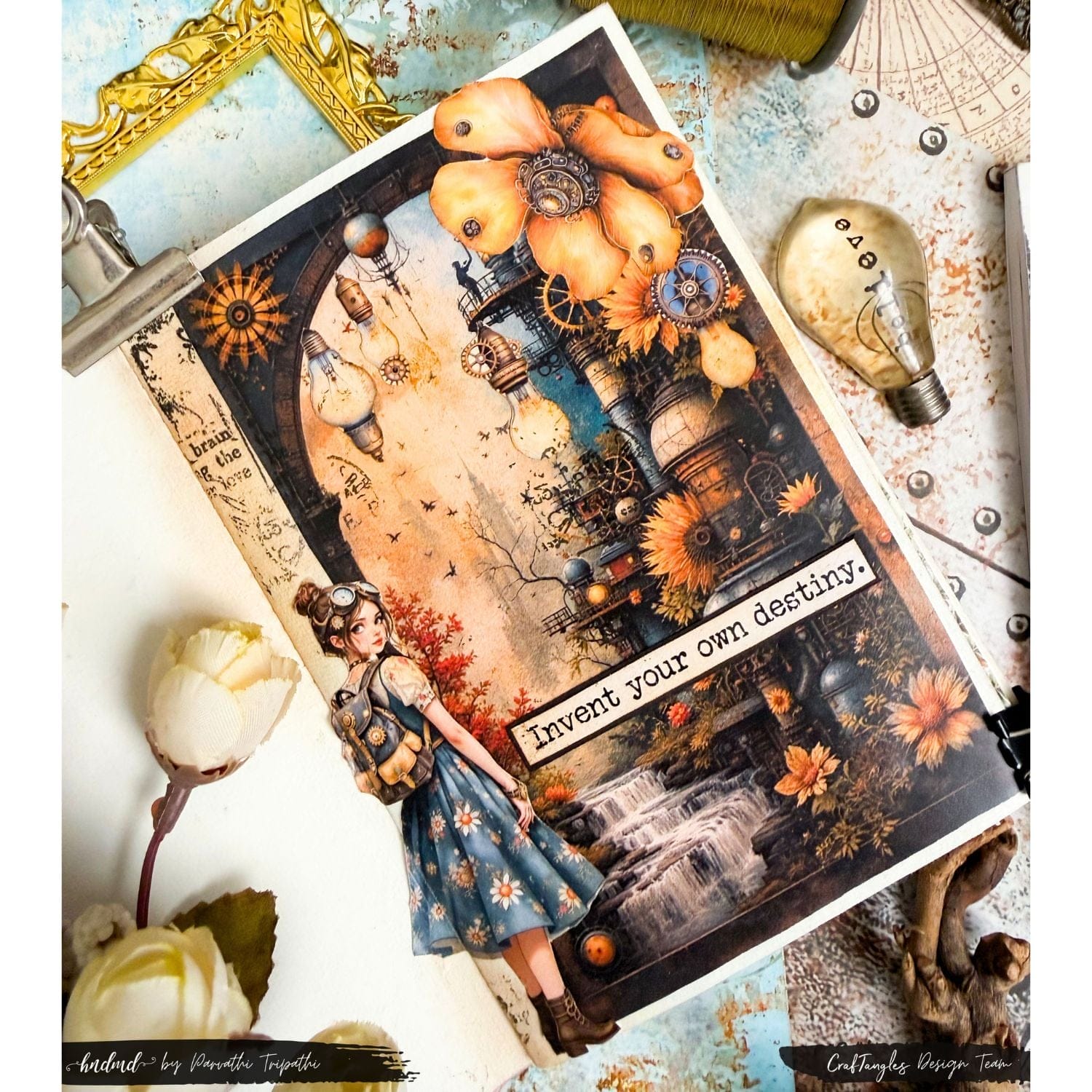 CrafTangles Cut and Collage Books for Journal - Steampunk Life - Image 8