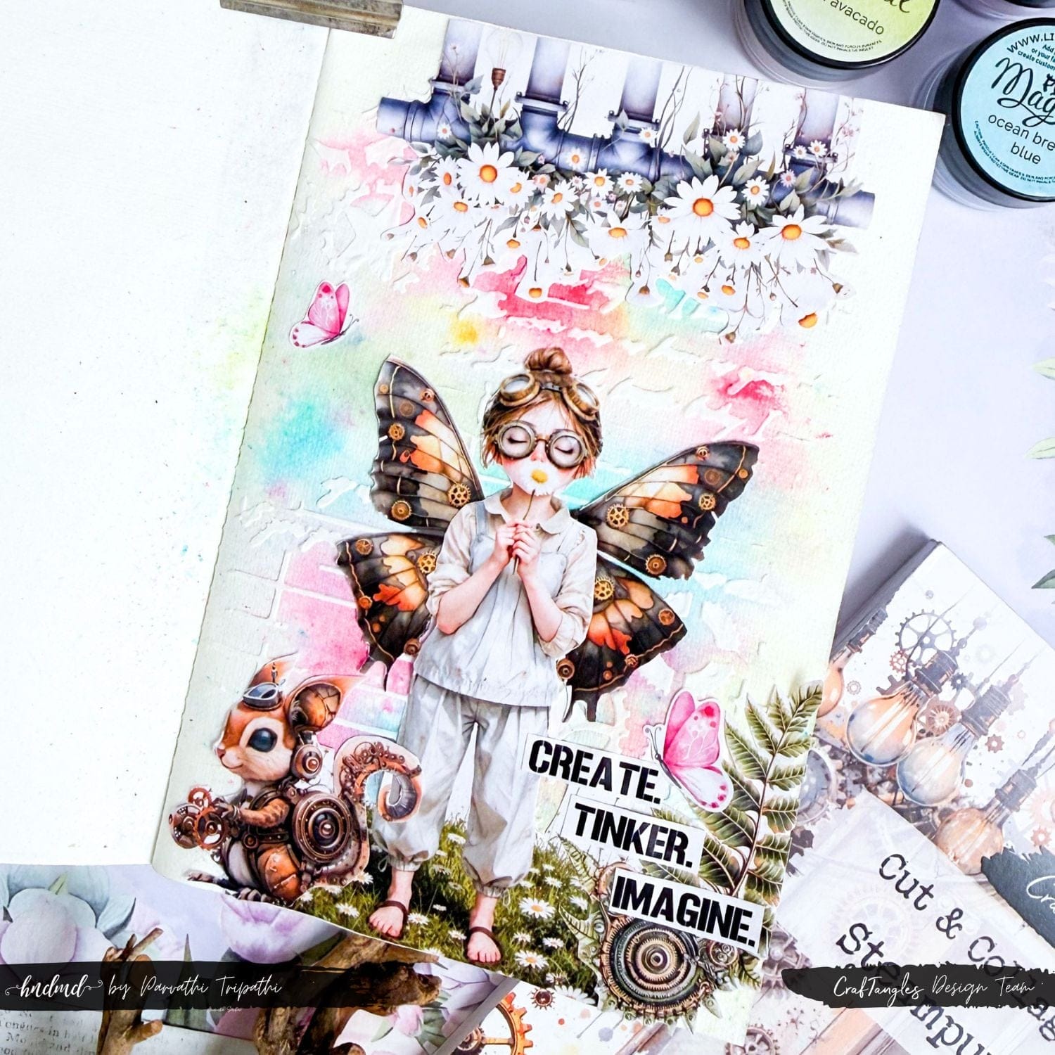 CrafTangles Cut and Collage Books for Journal - Steampunk Life - Image 14