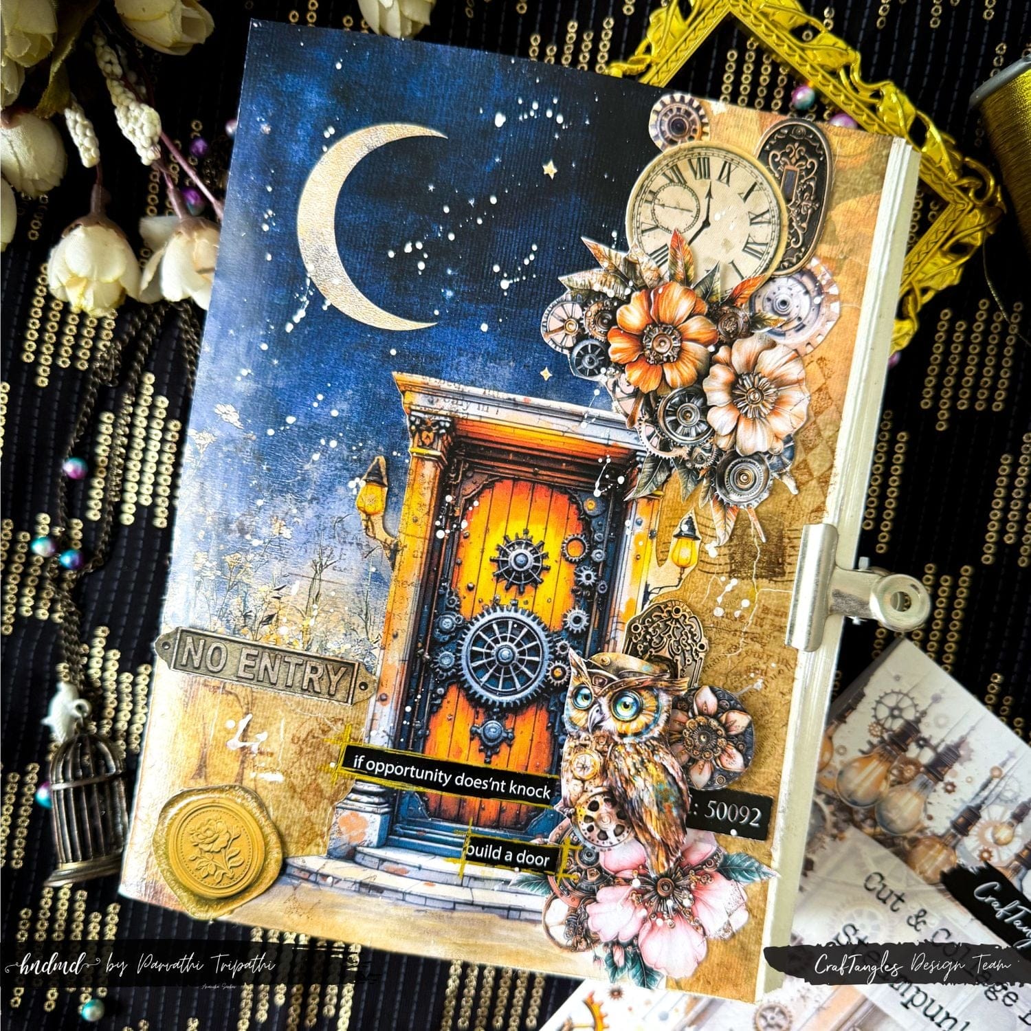 CrafTangles Cut and Collage Books for Journal - Steampunk Life - Image 12