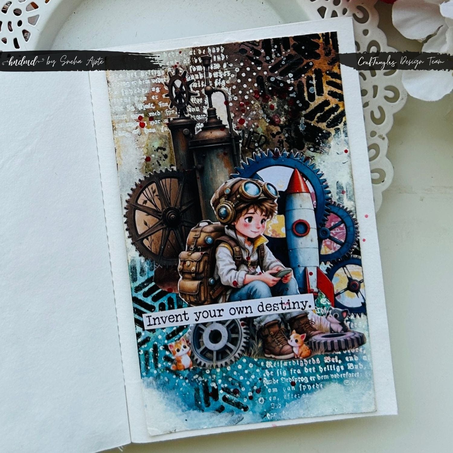 CrafTangles Cut and Collage Books for Journal - Steampunk Life - Image 5