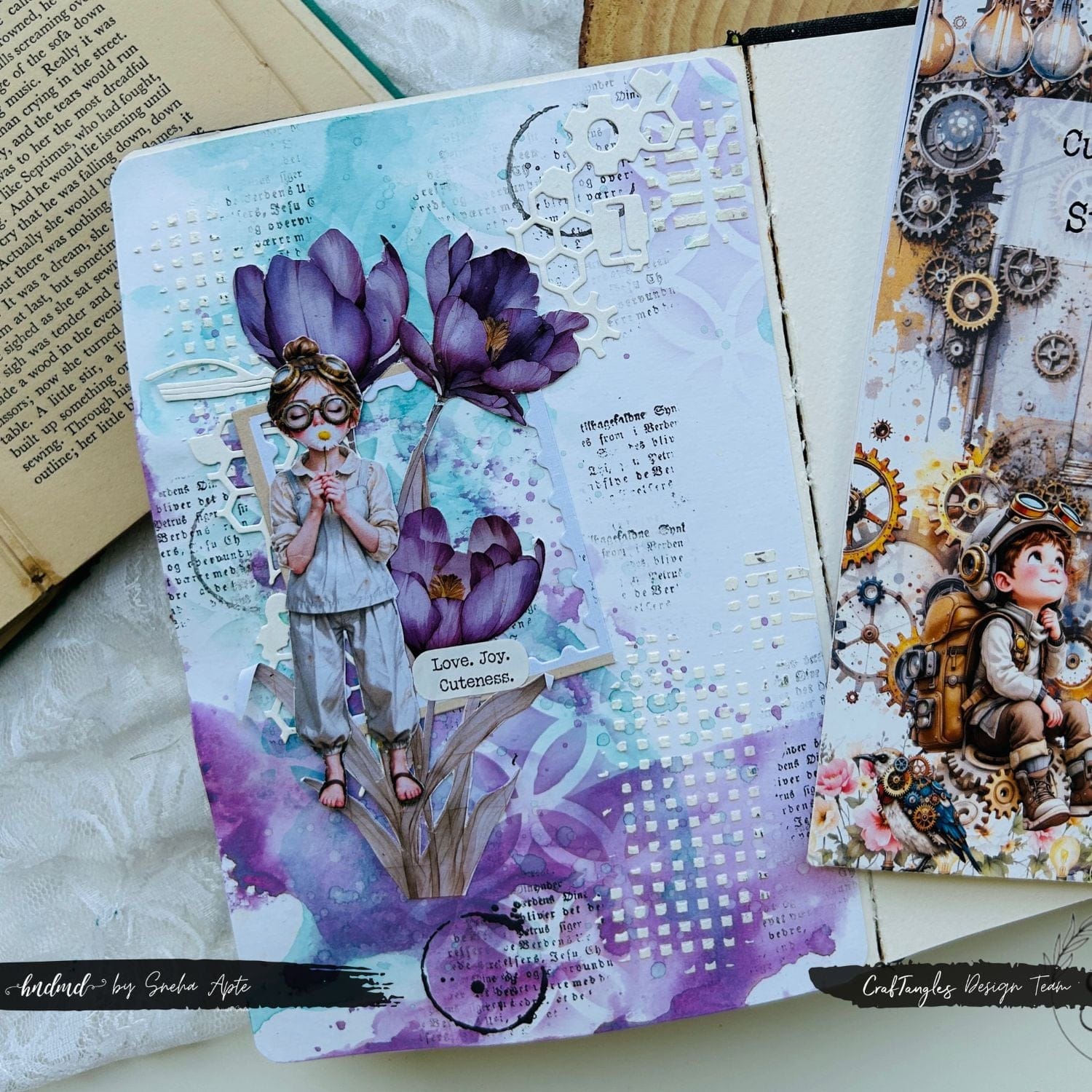 CrafTangles Cut and Collage Books for Journal - Steampunk Life - Image 11
