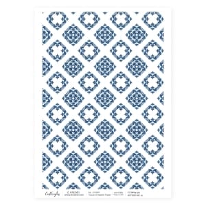CrafTangles Decoupage Napkin / Tissue / Collage Paper - Pottery Patterns 10