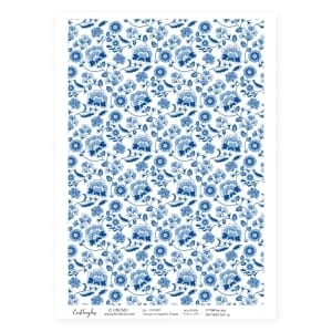CrafTangles Decoupage Napkin / Tissue / Collage Paper - Pottery Patterns 12